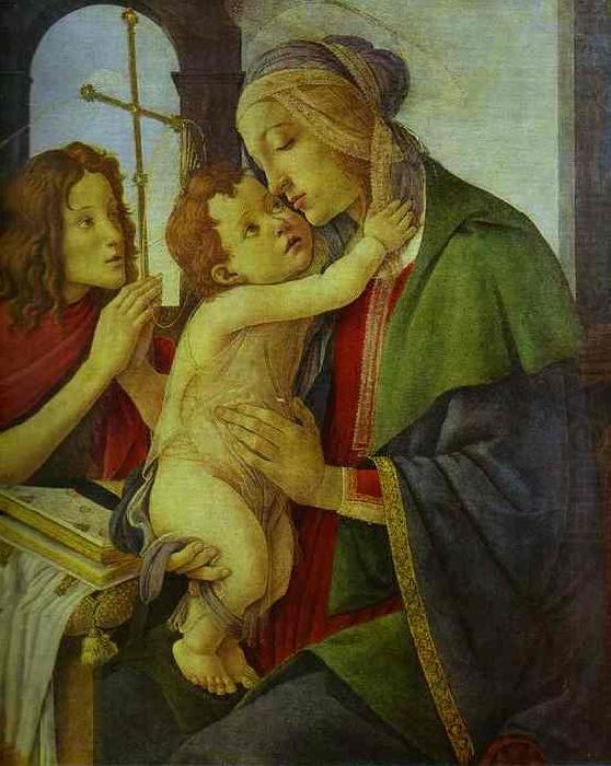 Sandro Botticelli Virgin and Child with the Infant St. John. After china oil painting image